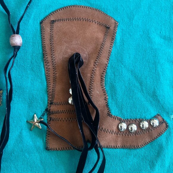 Y2K Western Tshirt - Embellished - Green - Cowgirl - One Size - Picture 6 of 10